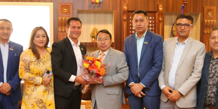 with Finance Minister
