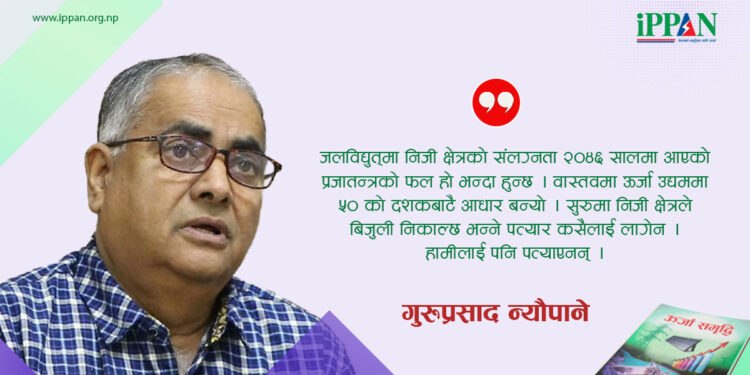 विद्युत विकासमा निजी क्षेत्रको प्रयास
