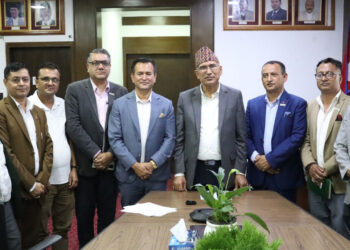 with Finance Minister