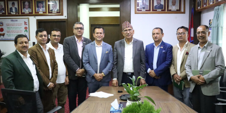 with Finance Minister