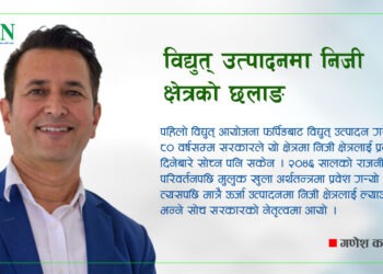 विद्युत् उत्पादनमा निजी क्षेत्रको छलाङ