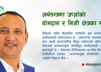 अर्थतन्त्रमा ऊर्जाको योगदान र निजी क्षेत्रका मुद्दा