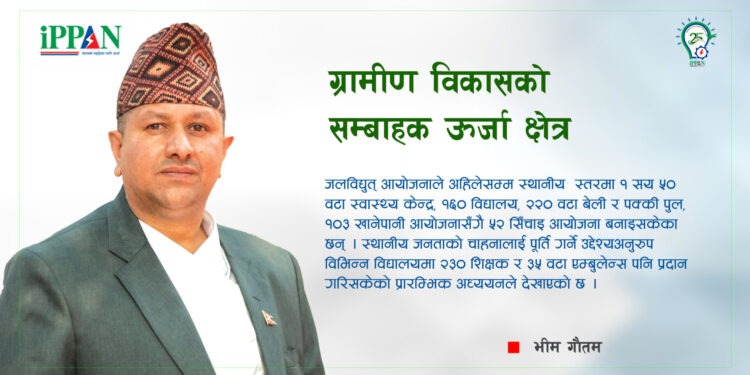 ग्रामीण विकासको सम्बाहक ऊर्जा क्षेत्र
