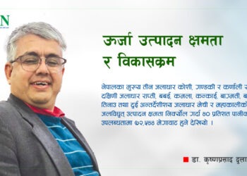 ऊर्जा उत्पादन क्षमता र विकासक्रम