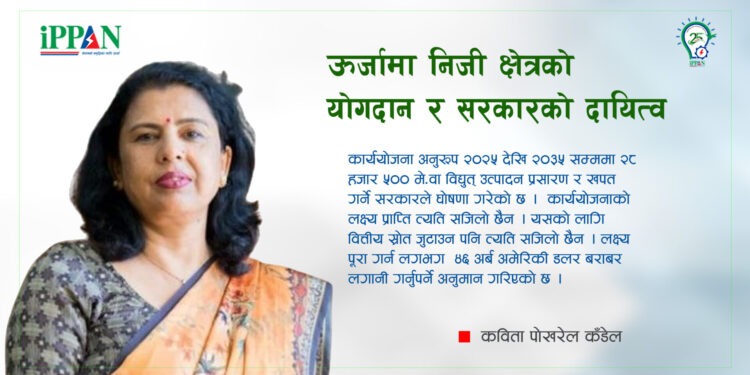 ऊर्जामा निजी क्षेत्रको योगदान र सरकारको दायित्व