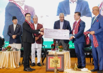 Prabal Adhikari was Honoured with the ‘Urja Jyoti Samman 2082’