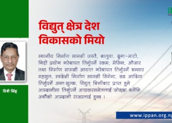 विद्युत् क्षेत्र देश विकासको मियो